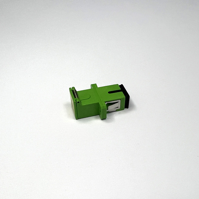 SC/APC Adapter with Auto Dust Cap Blue