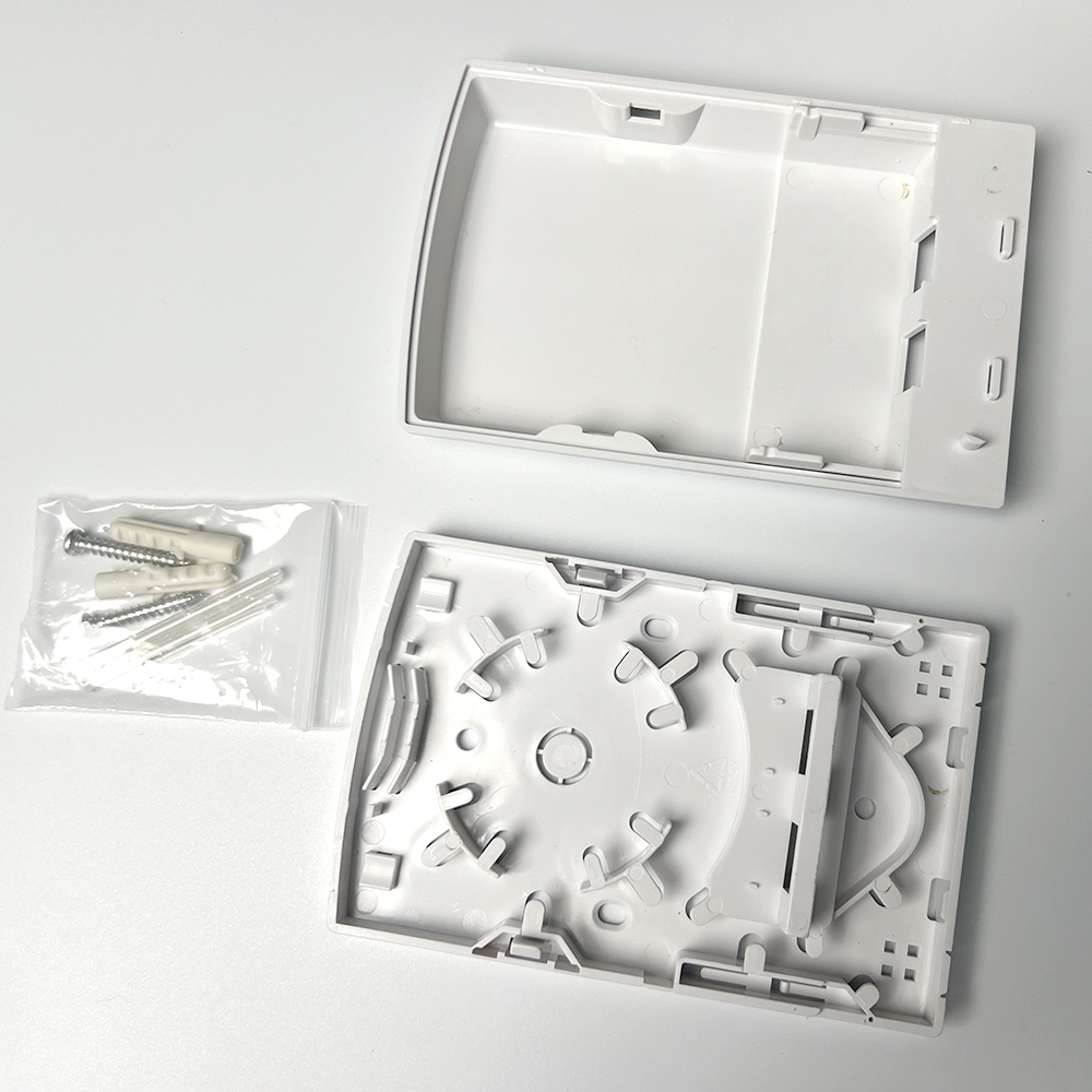 FF-FOS2A 2 Cores FTTH Fiber Socket (Max Capacity: 2 cores ), Wall Mounting, 84x130x24mm