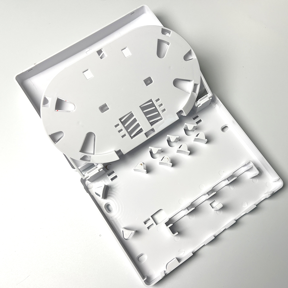 FF-FOS4A 4 Cores FTTH Fiber Socket (Max Capacity: 4 cores ), Wall Mounting, 150x110x33mm