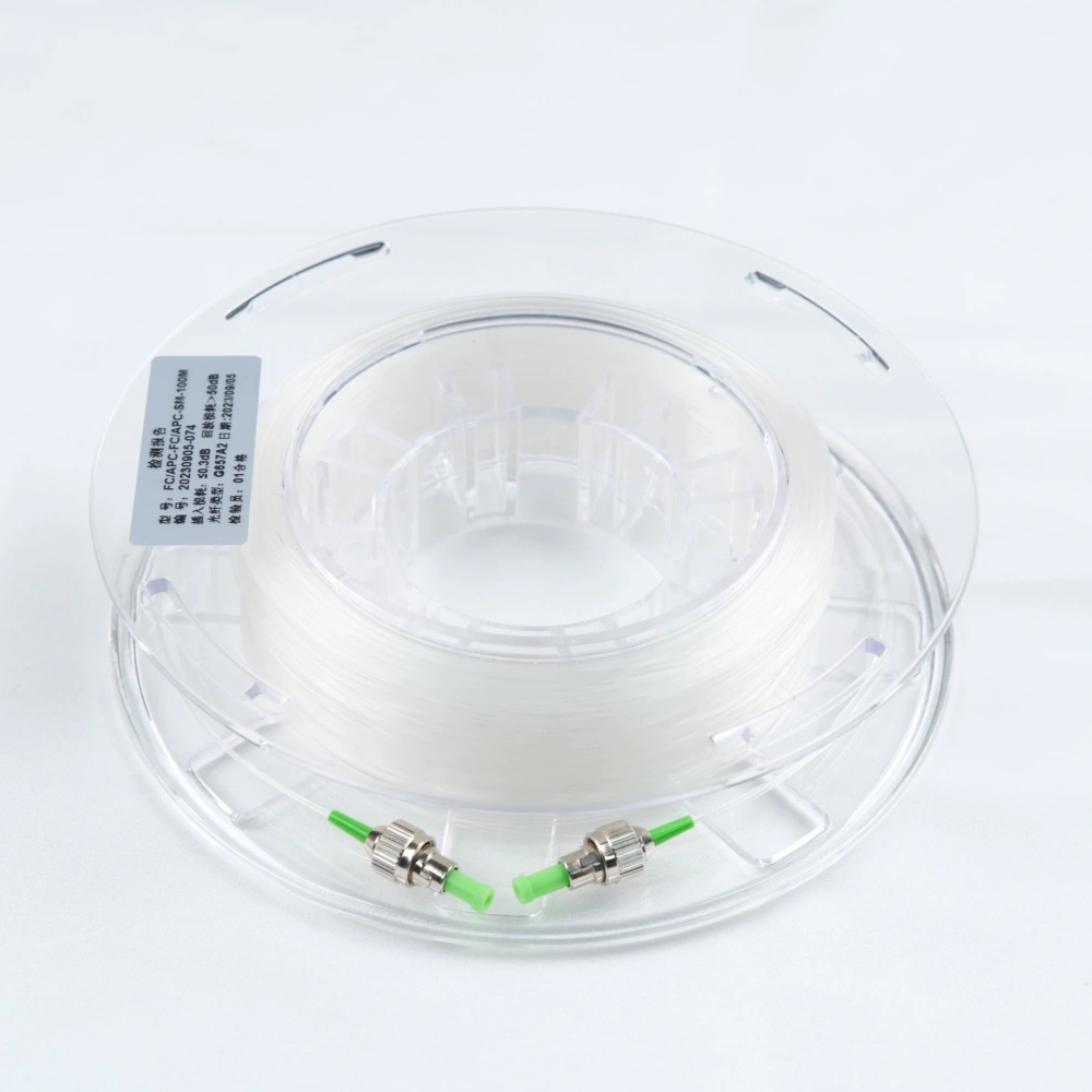 G657A2 G657B3 Fiber 0.9mm Transparent Invisible Cable Indoor Patch Cord