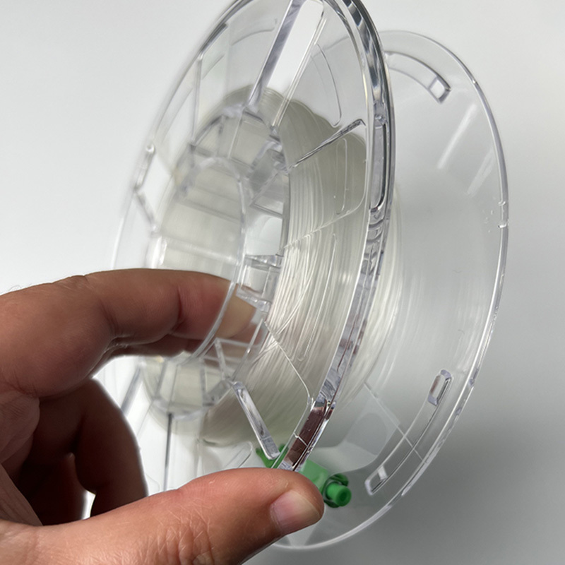 G657A2 G657B3 Fiber 0.9mm Transparent Invisible Cable Indoor Patch Cord