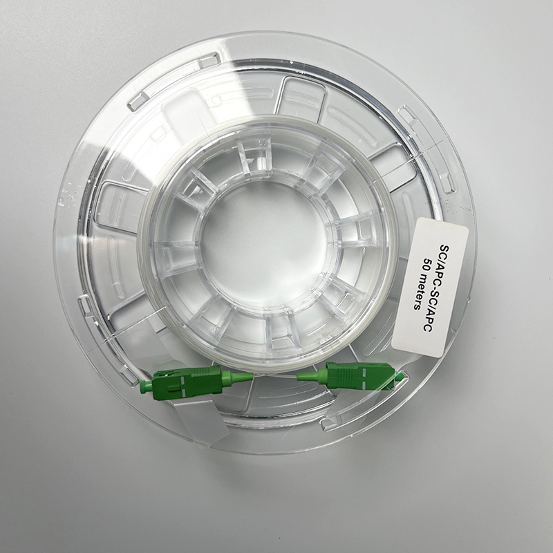 G657A2 G657B3 Fiber 0.9mm Transparent Invisible Cable Indoor Patch Cord