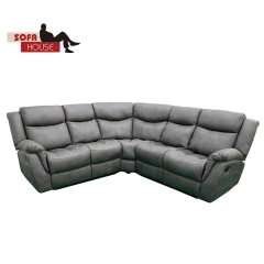 Cloth sofa brocad upholsteri fabric reclining chair living room sofa set