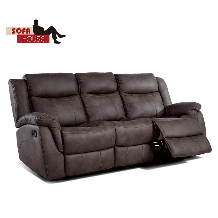 Cloth sofa brocad upholsteri fabric reclining chair living room sofa set