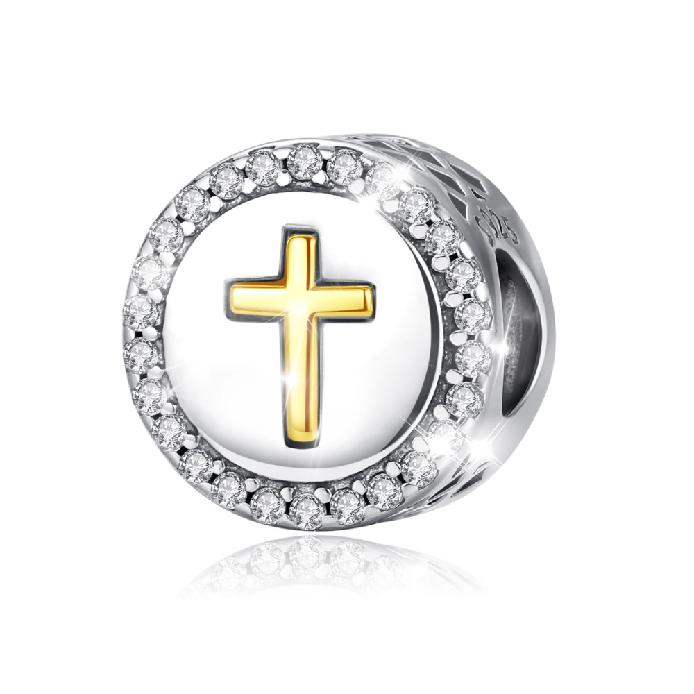 Cross Design Beads for Bracelets