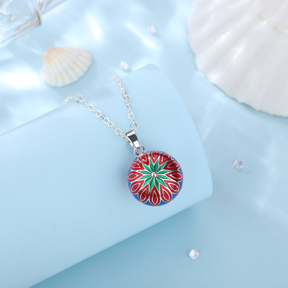 Vintage Pattern Harmony Bola Pendant