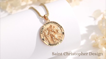 Saint Christopher Protect Us Pendant