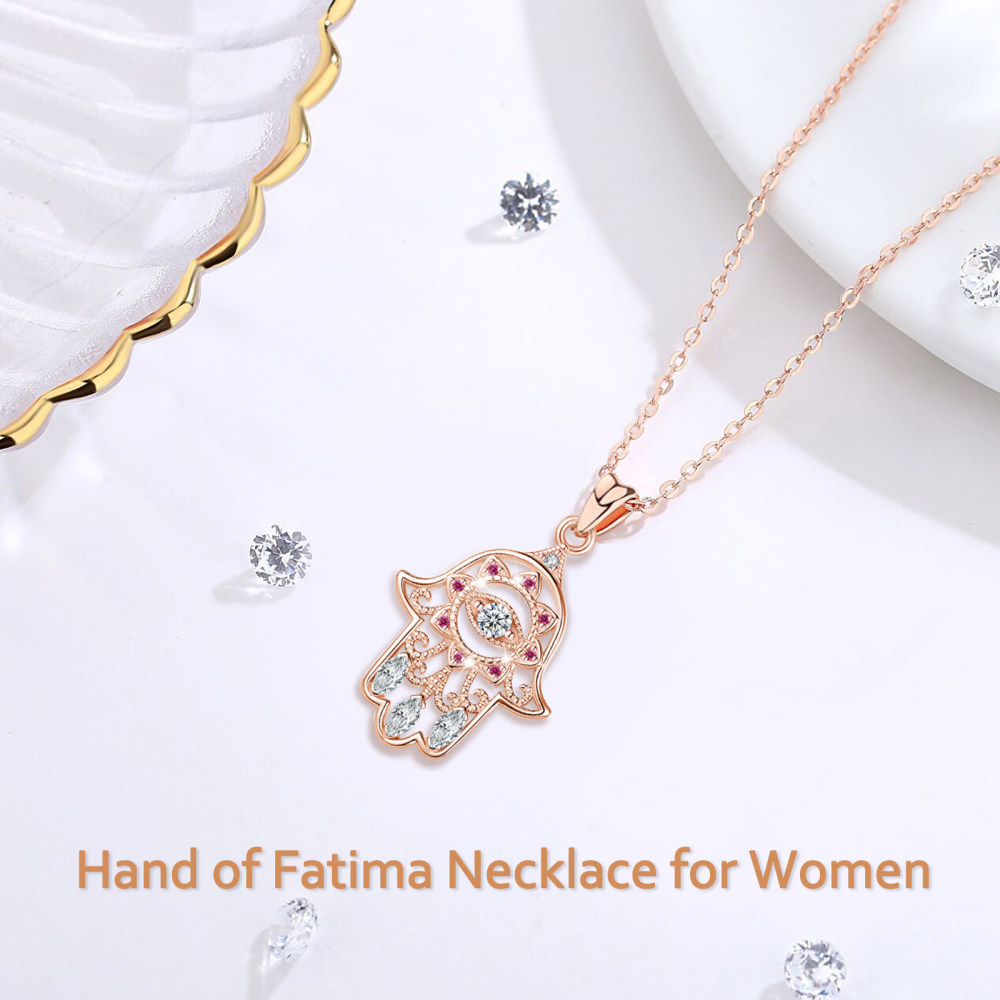Hamsa Hand Pendant Necklace