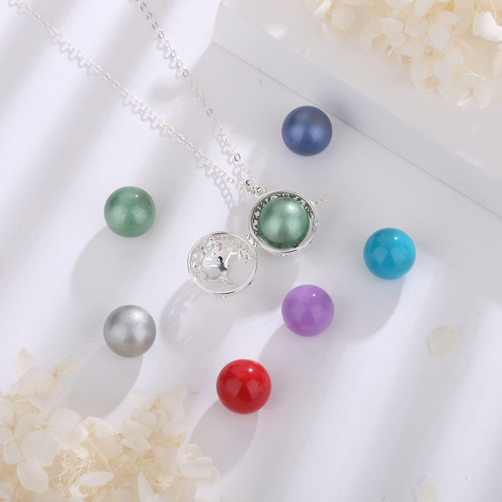 Tree of Life Yoga Cage Pendant Necklace