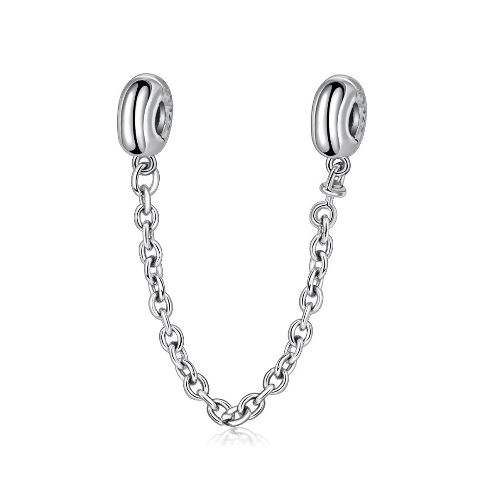 925 Sterling Silver Linked Circle Beads