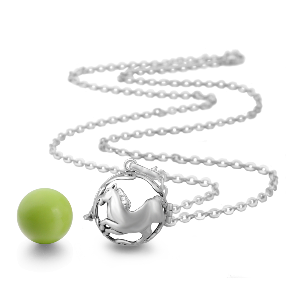 Horse Pattern Horse Pattern Chime Ball Pendant