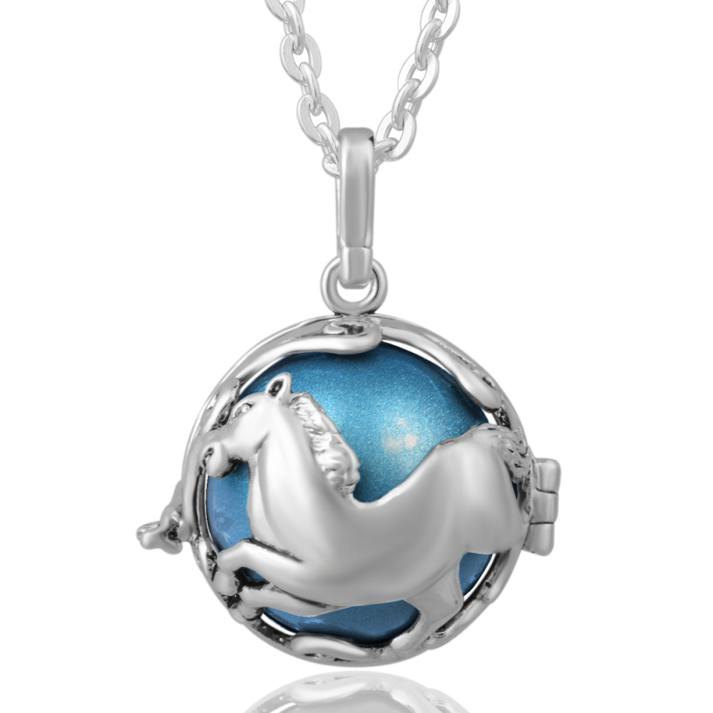 Horse Pattern Horse Pattern Chime Ball Pendant