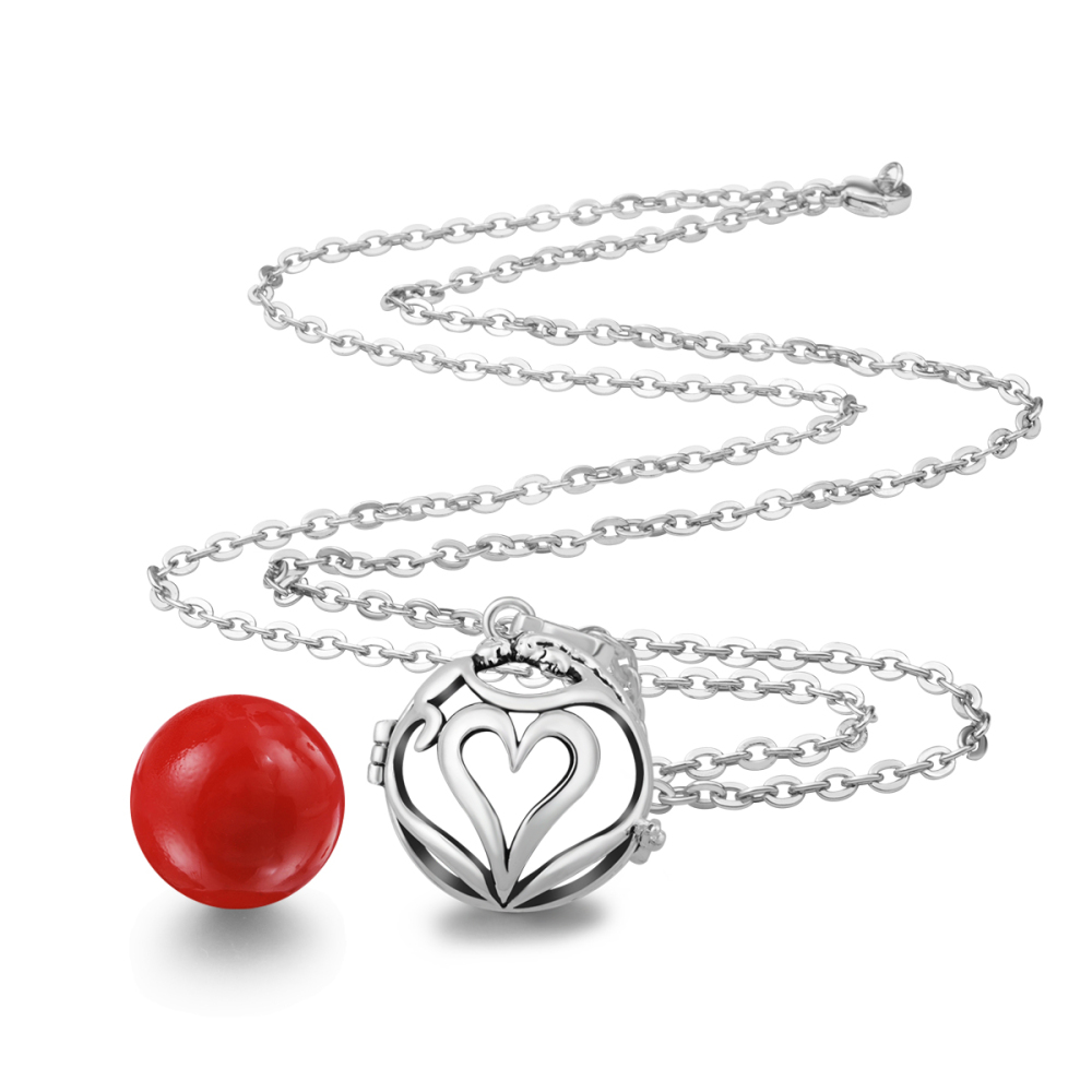 Parents' Heart Design Relaxing Wind Chime Jewelry Pendant