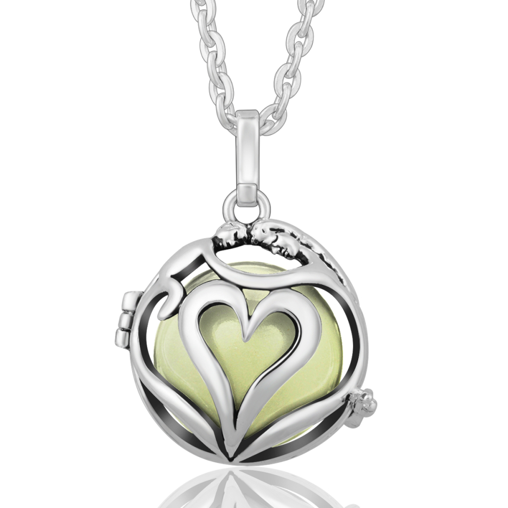 Parents' Heart Design Relaxing Wind Chime Jewelry Pendant
