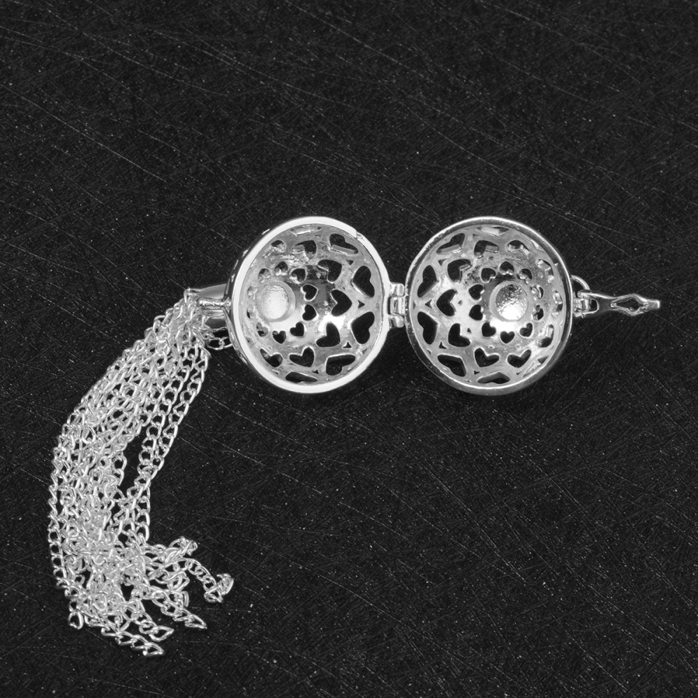 Heart Tassel Design Stress Relief Chime Necklace
