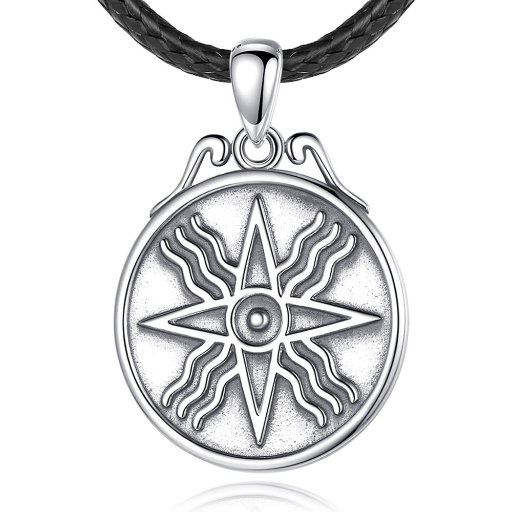 925 Sterling Silver Star of Inanna Vintage Amulet Pendant