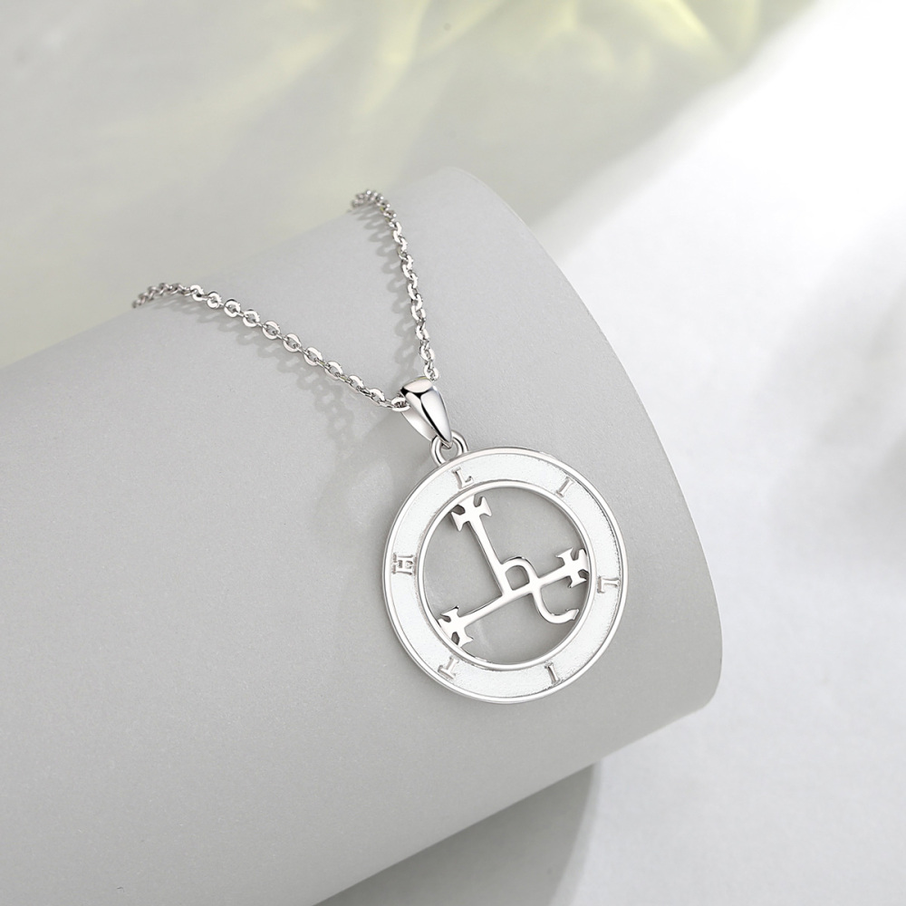 Feminine Power Jewelry 925 Sterling Silver Lilith Sigil Pendant