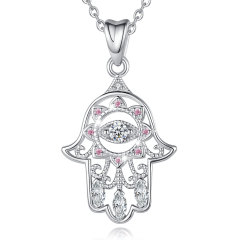 White Gold+Pink Zircon