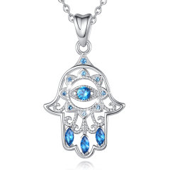 White Gold+Blue Zircon