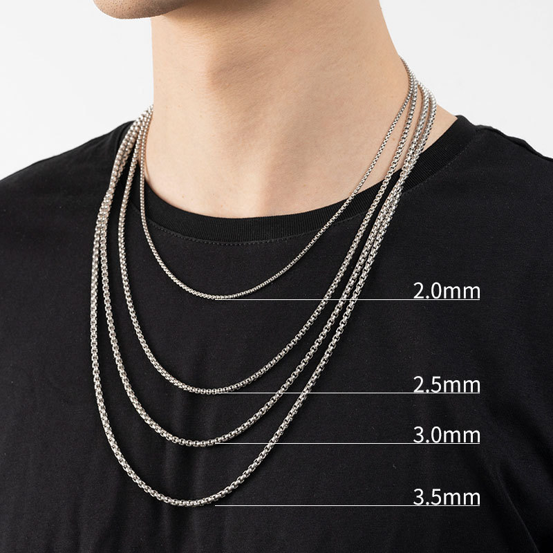 Durable Stainless Steel Chain Necklace