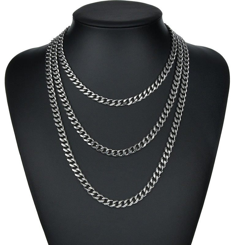 Premium Stainless Steel Cuban Link Chain Necklace