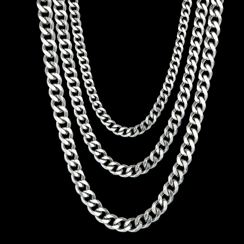 Premium Stainless Steel Cuban Link Chain Necklace