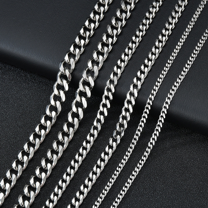 Premium Stainless Steel Cuban Link Chain Necklace