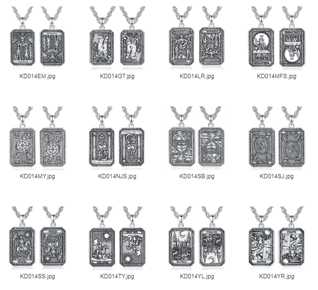 Tarot card pendant