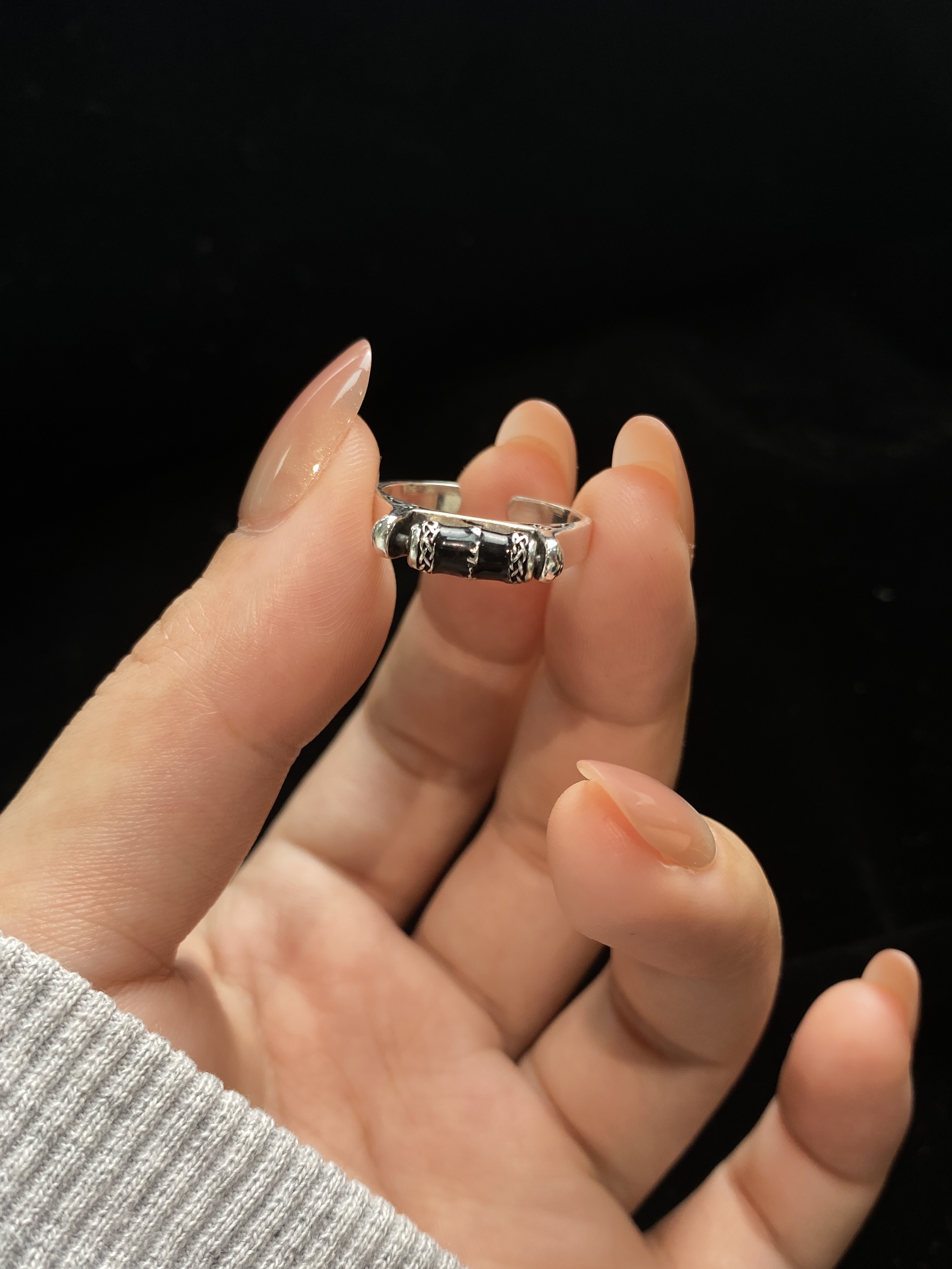 Viking Rune Spinner Ring