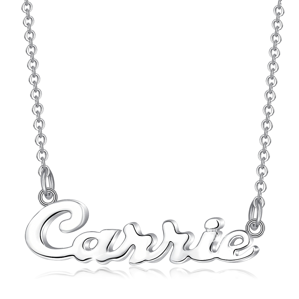 Custom Name Necklace 925 Sterling Silver Personalized Jewelry