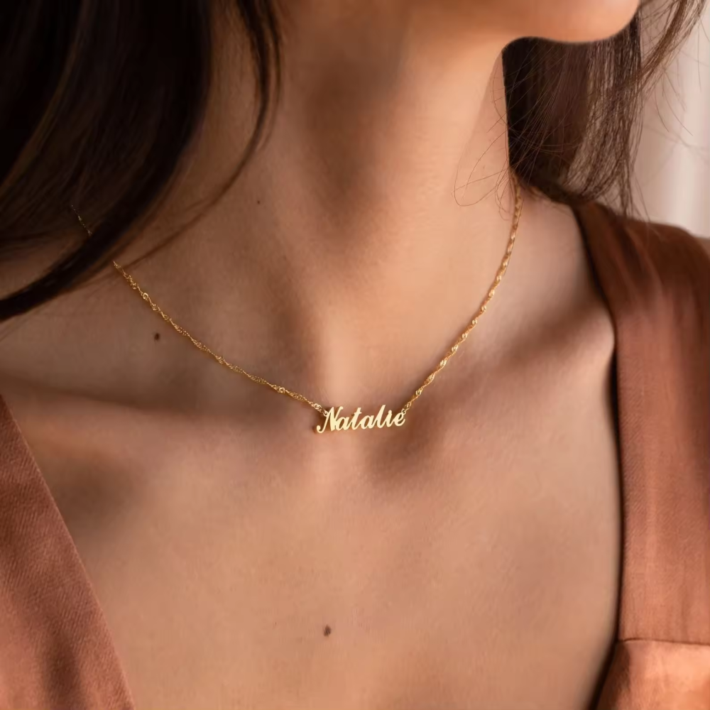 Custom Name Necklace 925 Sterling Silver Personalized Jewelry