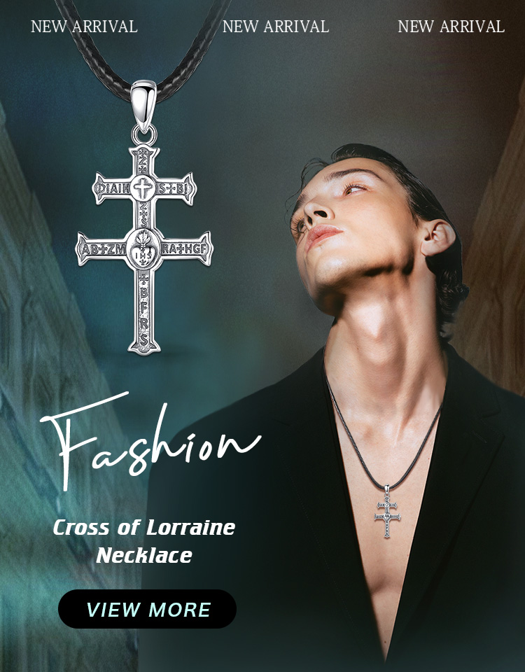 Religious oxidized silver jewelry wholesale