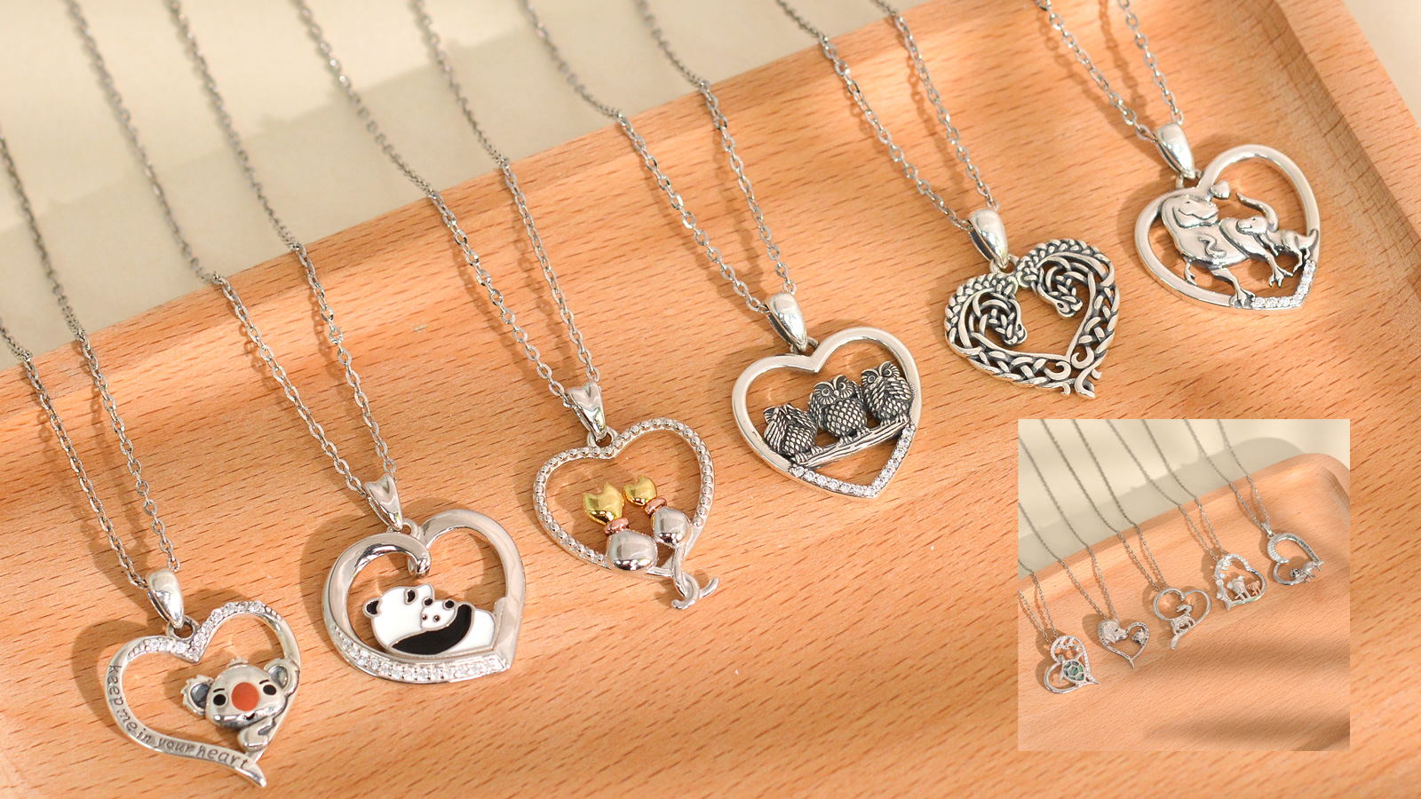Diverse 925 sterling silver jewelry collection
