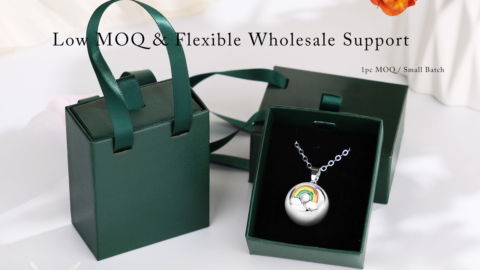 Low MOQ sterling silver jewelry wholesale support