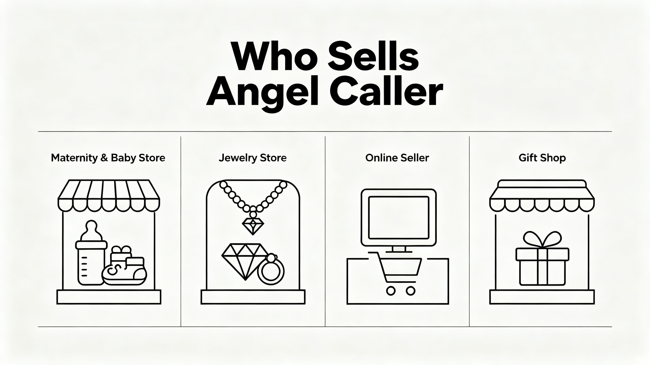 Angel Caller necklace wholesale buyers maternity shop online seller