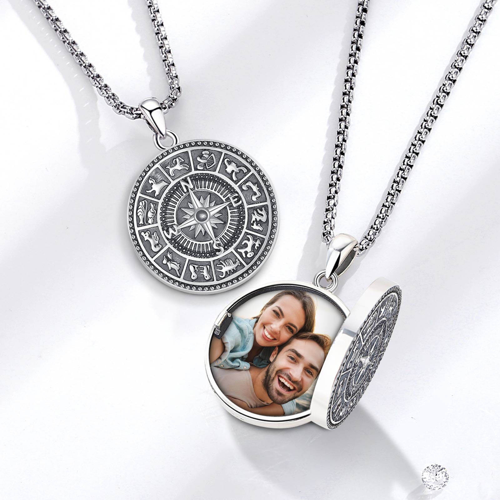 Definition of hinged photo locket keepsake pendant jewelry