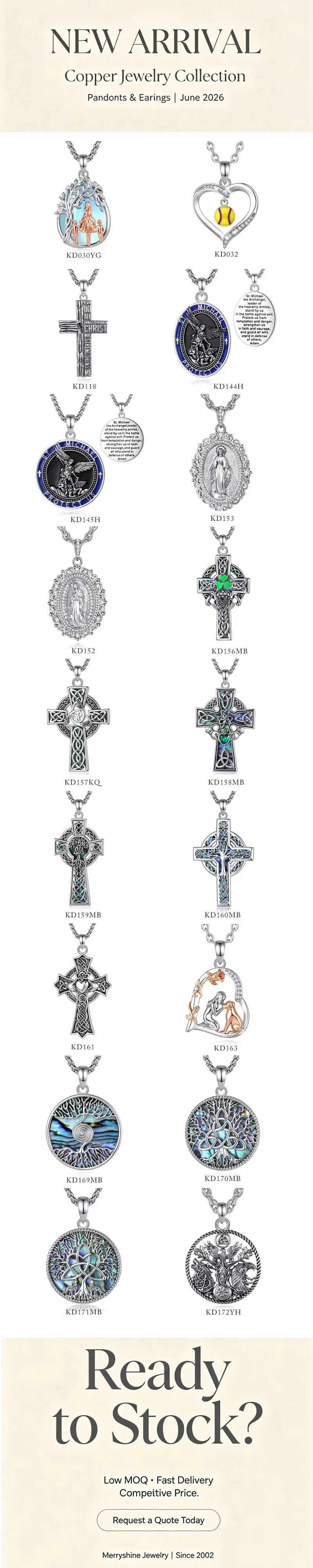 New Arrival Copper Pendant Collection