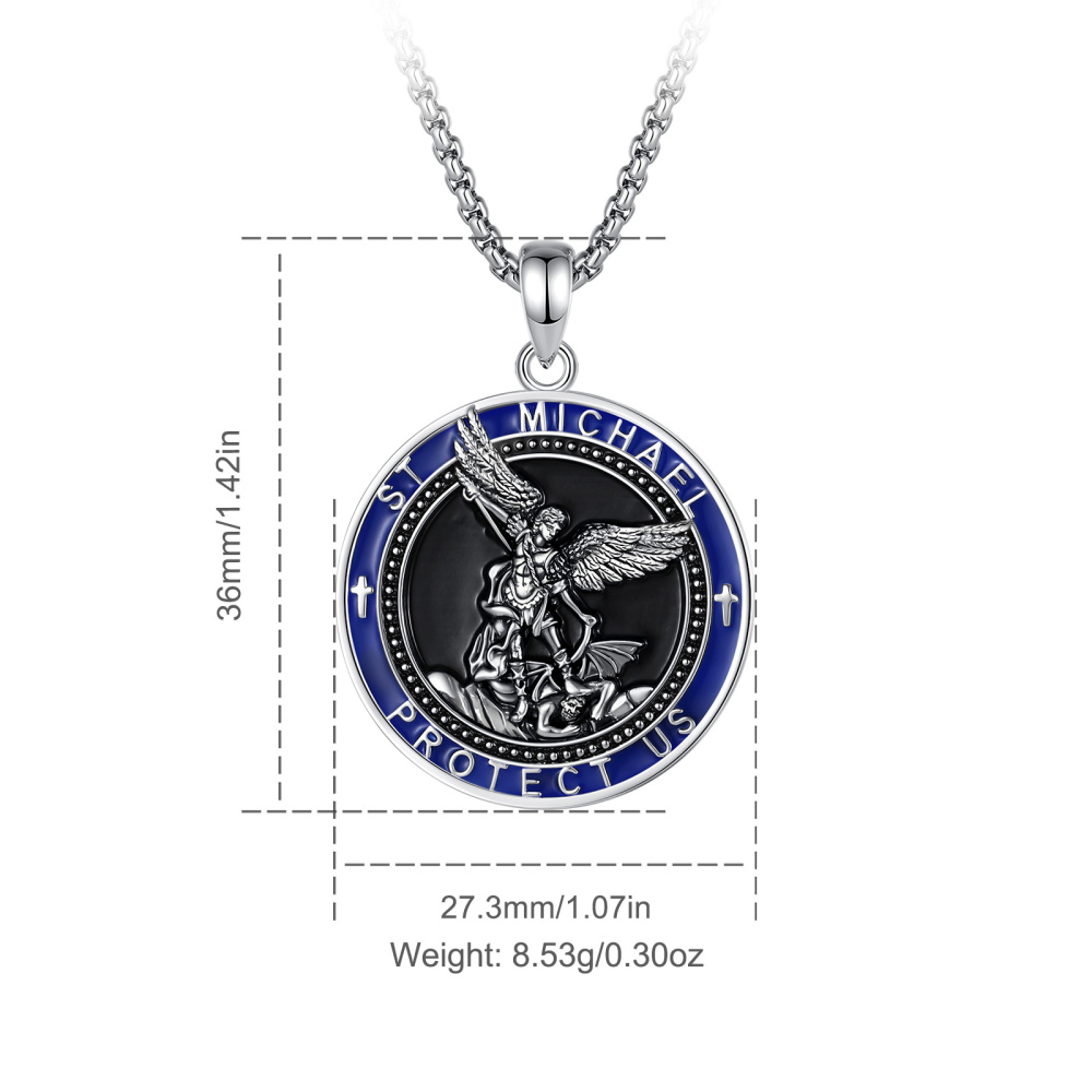 Merryshine Jewelry St. Michael Archangel Medal Pendant