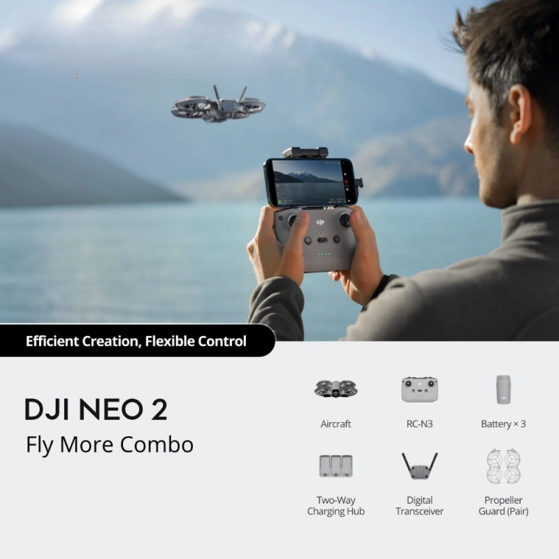 Neo2 Drone DJI Neo 2 com Câmera 4K e Função Follow-Me, Original e Lacrado ...