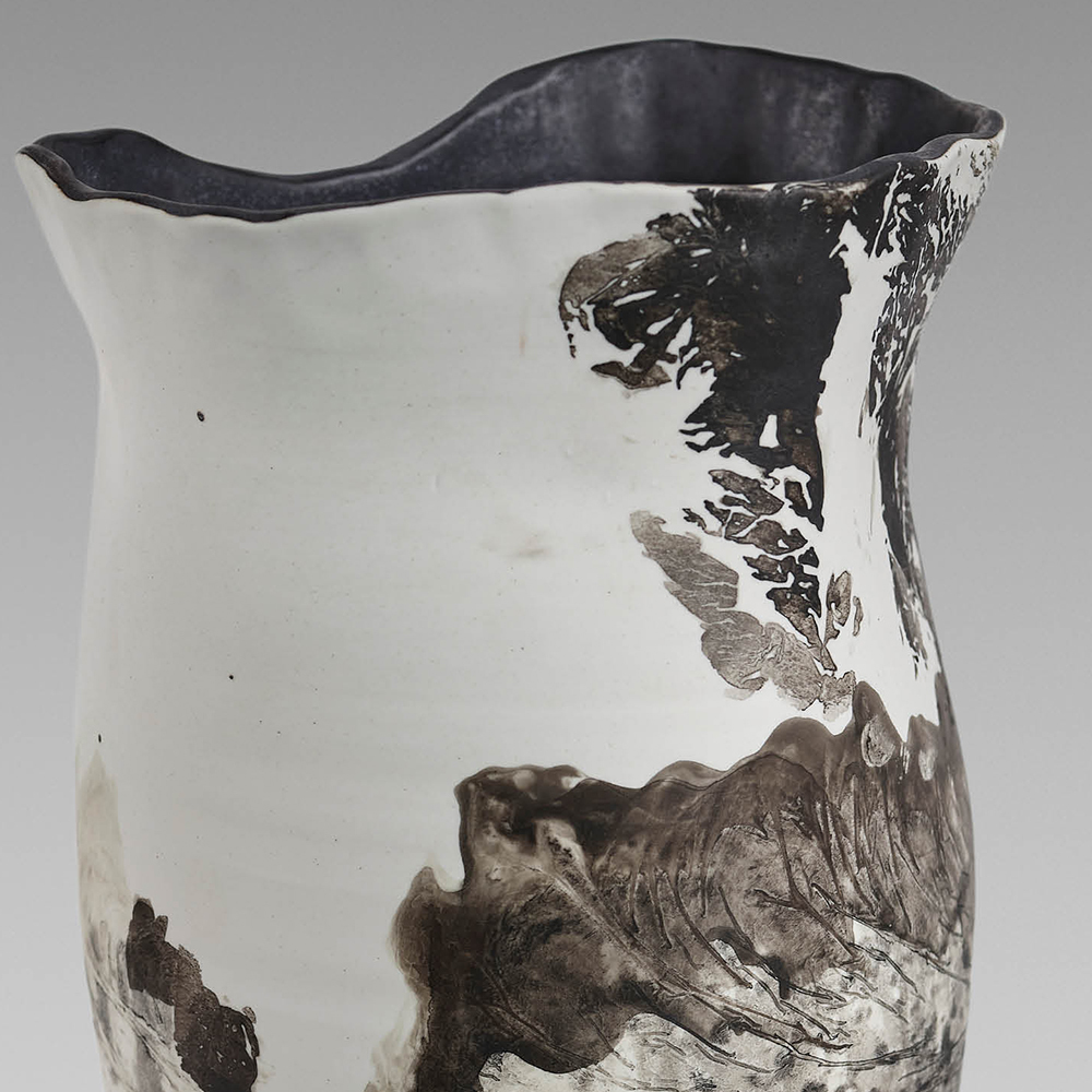Ceramic | Sculpture | Traces of Ink and Clouds