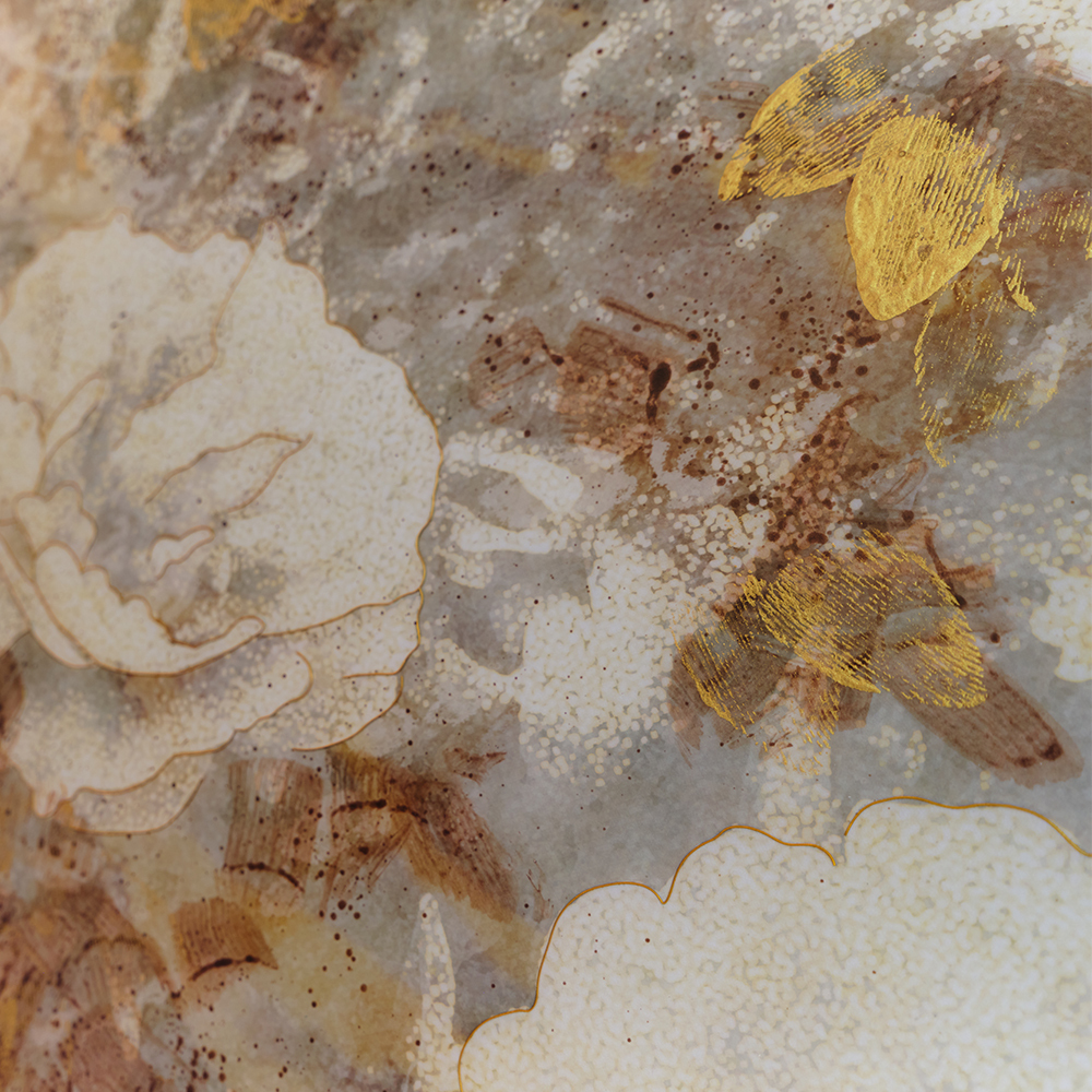 Flat Art | Silent Peony