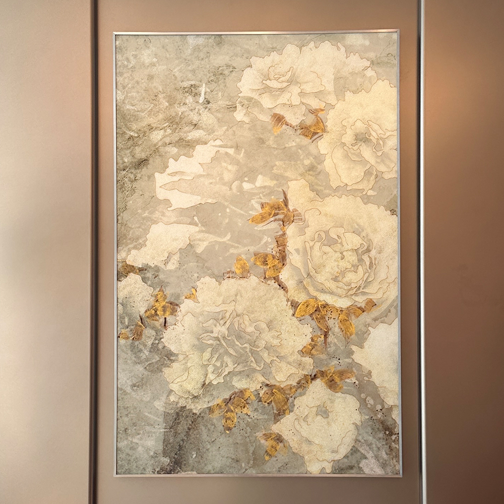 Flat Art | Silent Peony