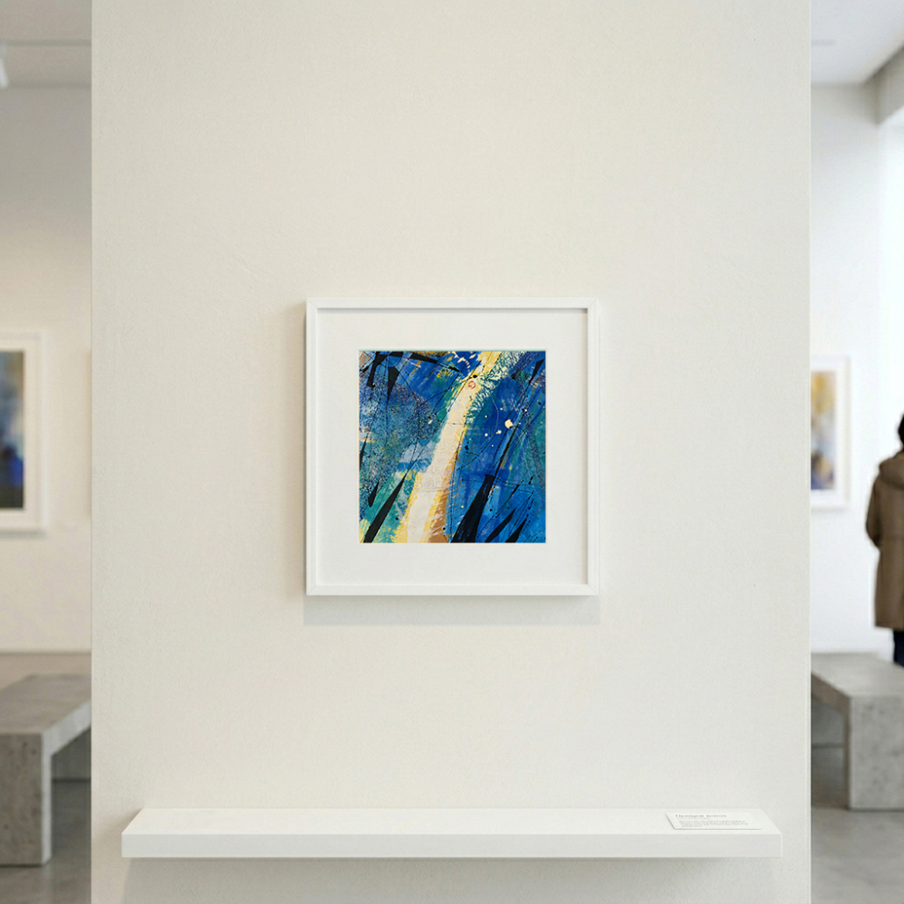 Flat Art | The Surge of Deep Blue