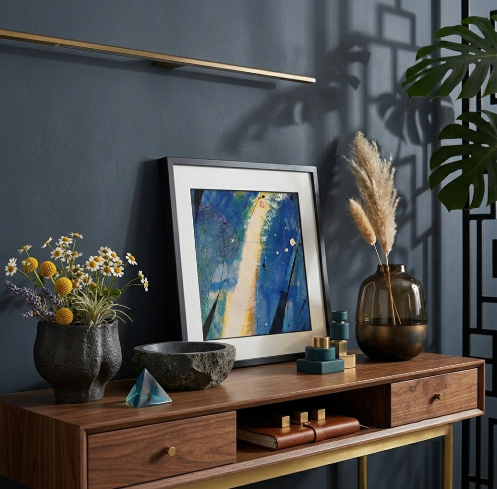 Flat Art | The Surge of Deep Blue