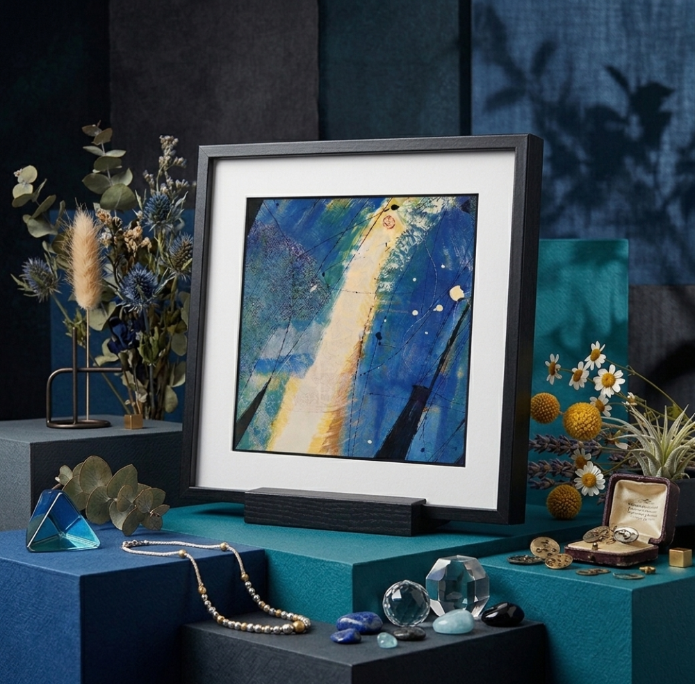 Flat Art | The Surge of Deep Blue