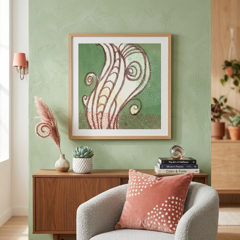 Flat Art | Emerging Tendrils