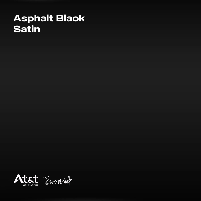 Asphalt Black (Satin)