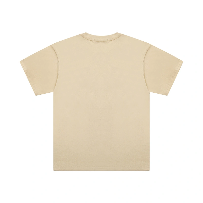 Ami Paris Trendy brand Ance Studios trendy fashion round neck pullover letter print versatile couple short sleeve top