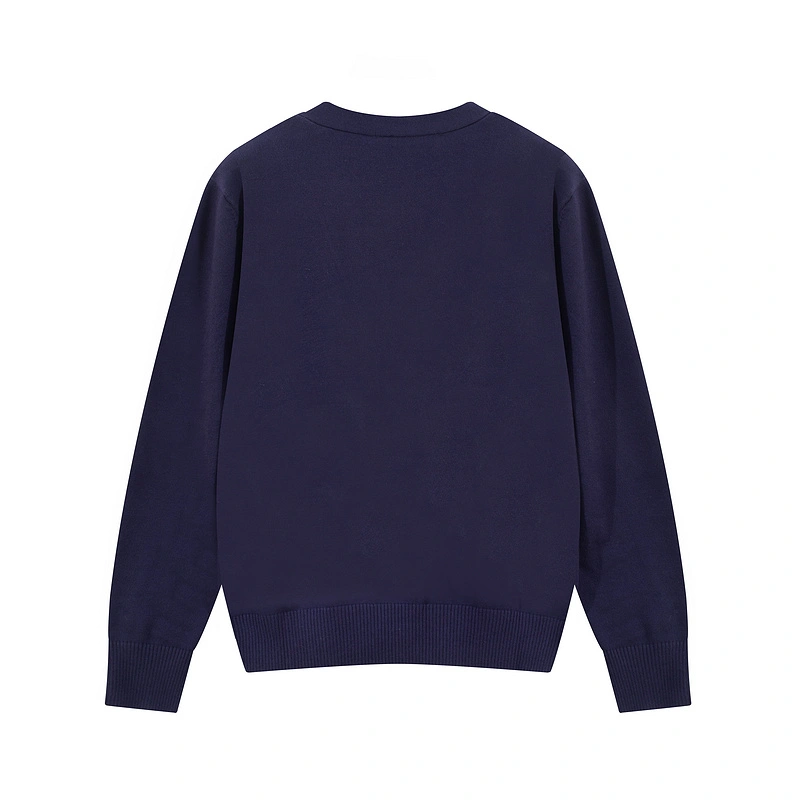 Acne Studios AC smiley face embroidered small square cardigan jacket women's 2 versatile spring and autumn new tops trendy brand knitted sweater Korean version sweater