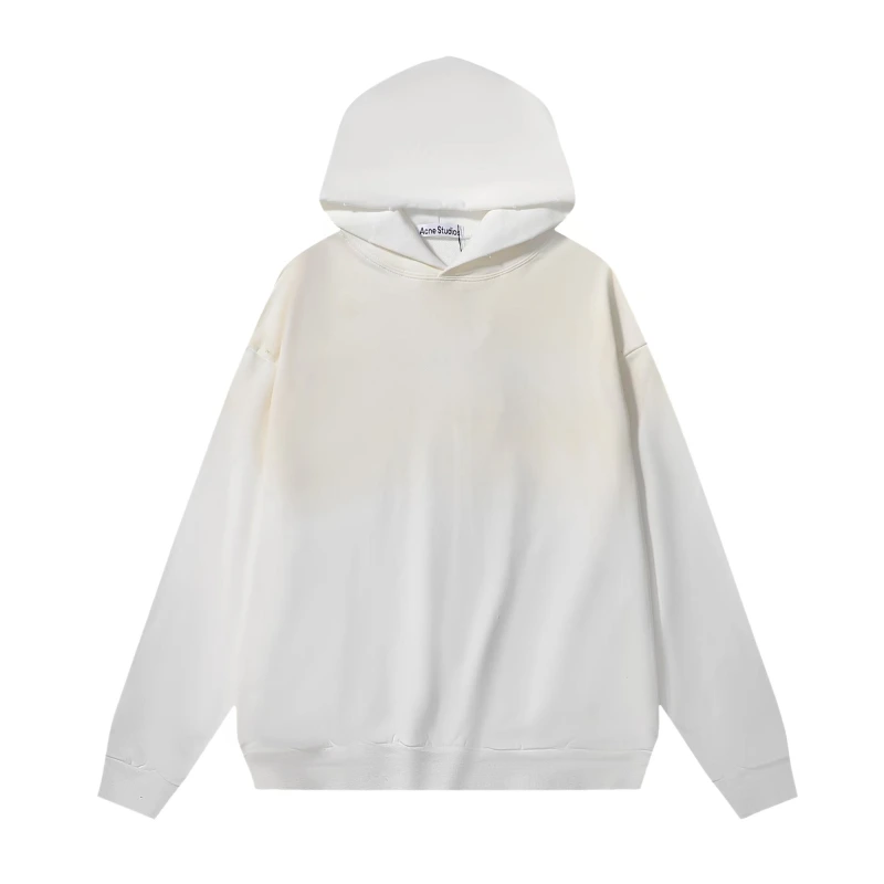 Acne Studios American trendy brand letter solid color hooded sweater oversize European and American hoodies men's and women's shoulder models
